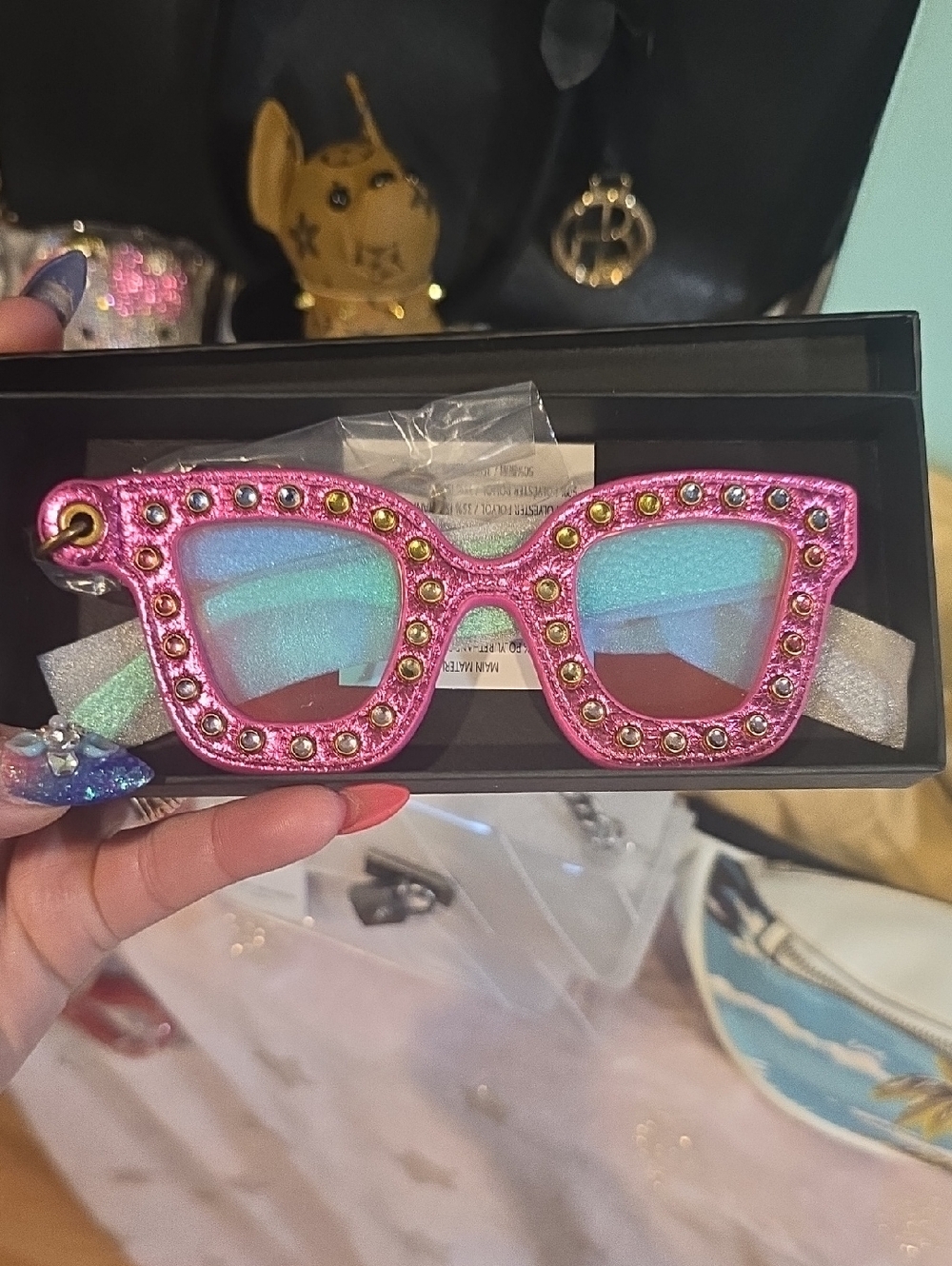 Kurt Geiger sunglass bag charm